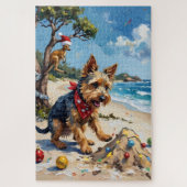 Australian Terrier Christmas Down Under Holiday Legpuzzel (Verticaal)