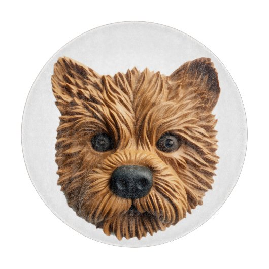 Australian Terrier Dog 3D geïnspireerd Snijplank (Voorkant)
