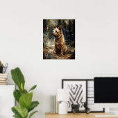 Australian Terrier Dog Art Print Poster (Thuiskantoor)