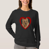 Australian Terrier Dog Heart Australian Terrier  2 T-shirt (Voorkant)