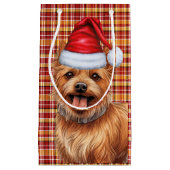 Australian Terrier Dog Holiday Geplakt Kerstmis Klein Cadeauzakje (Voorkant)
