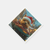 Australian Terrier Dog Roller Onderzetter Kerst Servet (Hoek)