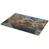 Australian Terrier Dog Roller Onderzetter Kerst Snijplank (Hoek)