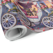 Australian Terrier Dog Valentine's Day  Cadeaupapier (Rol Hoek)