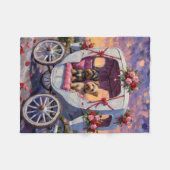 Australian Terrier Dog Valentine's Day  Fleece Deken (Voorkant (Horizontaal))