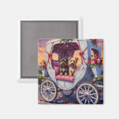 Australian Terrier Dog Valentine's Day  Magneet (Voorkant / Achterkant)