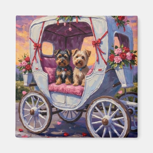 Australian Terrier Dog Valentine's Day  Magneet (Voorkant)