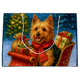 Australian Terrier Holiday  Groot Cadeauzakje