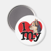 Australian Terrier I (hart) mijn Magneet (Voorkant / Achterkant)