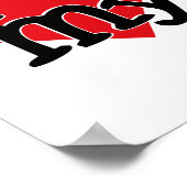 Australian Terrier I (hart) mijn Poster (Hoek)