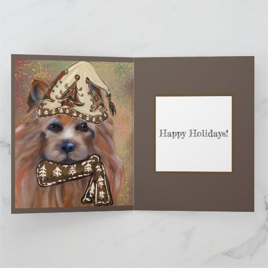 AUSTRALIAN TERRIËR KAART (Binnen)