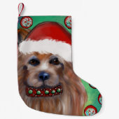 AUSTRALIAN TERRIËR KLEINE KERSTSOK (Voorkant)