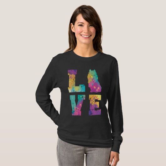 Australian Terrier Love T-shirt (Voorkant volledig)