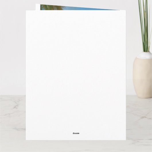 Australian Terrier On Beach hondenliefhebber zomer Kaart (Achterkant)