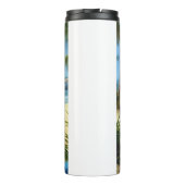 Australian Terrier On Beach hondenliefhebber zomer Thermosbeker (Achterkant)