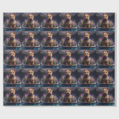 Australian Terrier op Paddle: Een Schilderachtig a Cadeaupapier (Vlak)