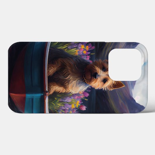 Australian Terrier op Paddle: Een Schilderachtig a Case-Mate iPhone Case (Achterkant (horizontaal))