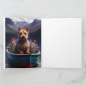 Australian Terrier op Paddle: Een Schilderachtig a Kaart (Binnen)