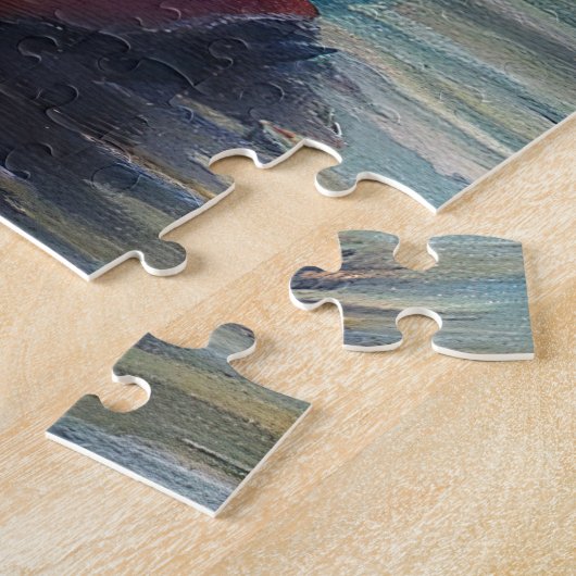 Australian Terrier op Paddle: Een Schilderachtig a Legpuzzel (Zijkant)