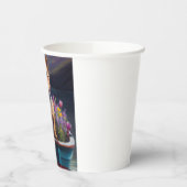 Australian Terrier op Paddle: Een Schilderachtig a Papieren Bekers (Links)