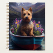 Australian Terrier op Paddle: Een Schilderachtig a Planner (Voorkant)