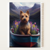 Australian Terrier op Paddle: Een Schilderachtig a Planner (Achterkant)