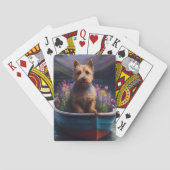 Australian Terrier op Paddle: Een Schilderachtig a Pokerkaarten (Achterkant)