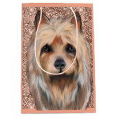 AUSTRALIAN TERRIER T-Shirt Medium Cadeauzakje (Voorkant)