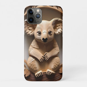 Australian Tree Hugger: Koala Beer Houtprint Case-Mate iPhone Case