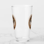 Australian Tree Hugger: Koala Beer Houtprint Glas (Links)