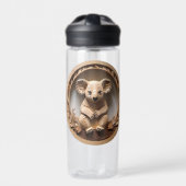Australian Tree Hugger: Koala Beer Houtprint Waterfles (Voorkant)