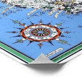 Australian Vintage Touristic Map Poster (Hoek)