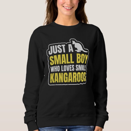 Australian Wallaby voor een Wallaby Boy Trui (Voorkant)