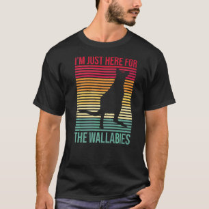 Australian Wallaby voor een Wallaby Kangaroo-exper T-shirt
