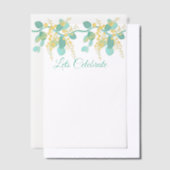 Australian wattle blossoms uitnodiging (Offset)