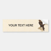 Australian Wedge op de trein. Een enorme vogel van Bumpersticker (Voorkant)