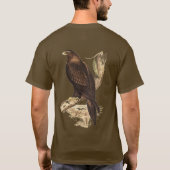 Australian Wedge op de trein. Een enorme vogel van T-shirt (Achterkant)