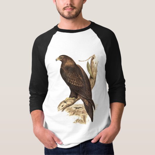Australian Wedge op de trein. Een enorme vogel van T-shirt (Voorkant)