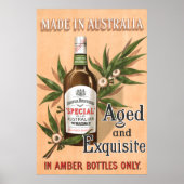 Australian Whisky Vintage Advertising Poster (Voorkant)