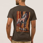 Australian Wild Brumby T-shirt (Achterkant)