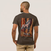 Australian Wild Brumby T-shirt (Achterkant volledig)
