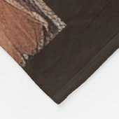 Australian Wild Lizard Wildlife Scene Fleece Deken (Hoek)