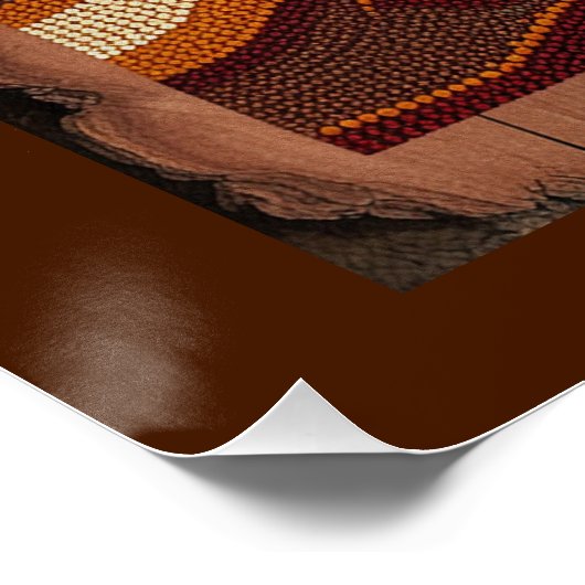 Australian Wild Lizard Wildlife Scene Perfect Poster (Hoek)