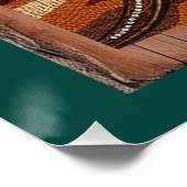 Australian Wild Lizard Wildlife Scene Perfect Poster (Hoek)