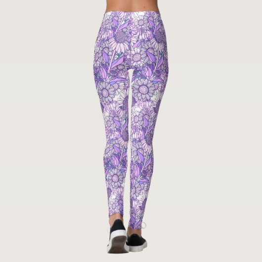 Australian Wildflower Garden Leggings (Achterkant)