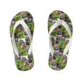 Australian Wildlife Collage Kinder Teenslippers (Voetbed)