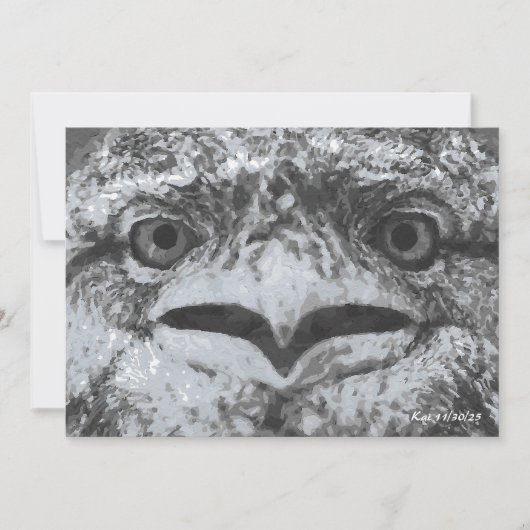 Australian Wildlife, Nature's Curmudgeon, Animal Kaart (Voorkant)