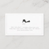 Australian Willie Wagtail Bird - Custom Visitekaartje (Achterkant)
