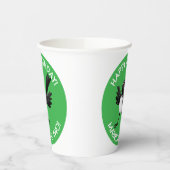 Australian Willie Wagtail cartoon Papieren Bekers (Links)