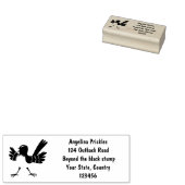 Australian Willie Wagtail cartoon Rubberstempel (Gestempeld)